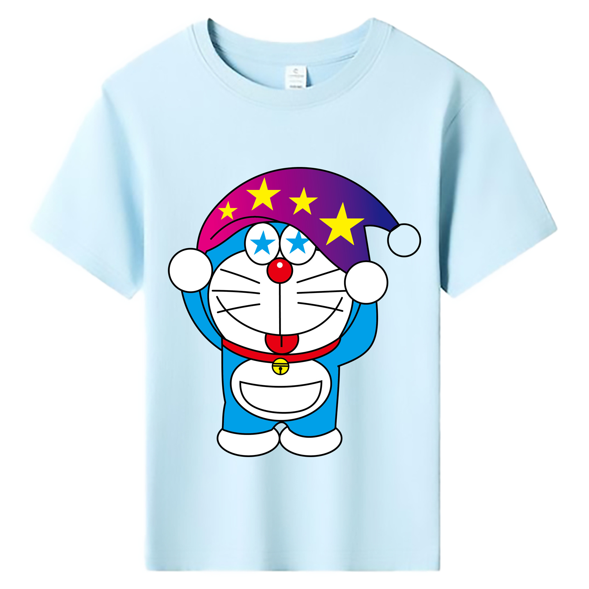 （画像用） ドラえもん Doraemon 綿100％キッズTシャツ（フロントプリント）
